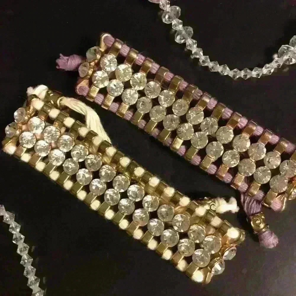 🎉 TWO Rhinestone Adjustable Bracelets🔥